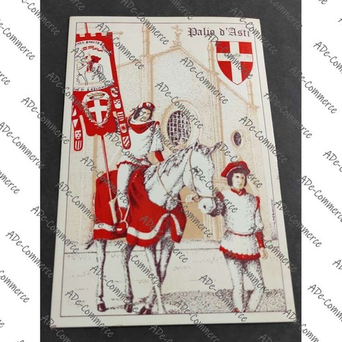 Cartolina palio asti - palio, di