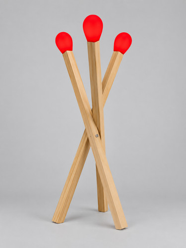 Lampada terra legno a - lampada, in