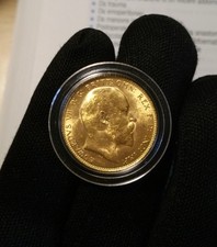 Sterlina oro 1908  Edoardo VII