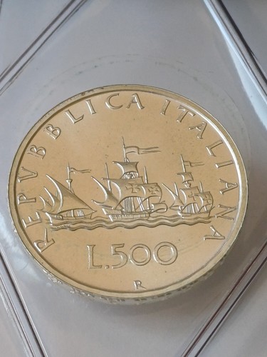 500 lire argento - lire, fdc