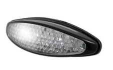 Fanale Faro Posteriore Moto Universale Omologato Luce Stop Targa Led Nero