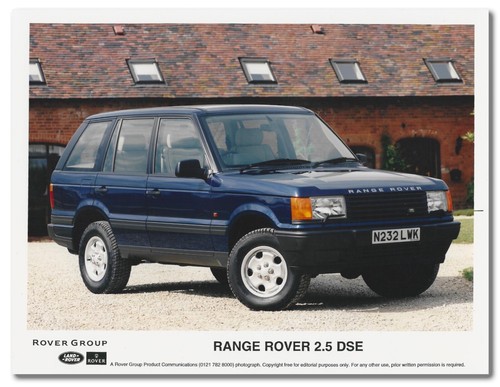 Range rover dse press - rover, dse.