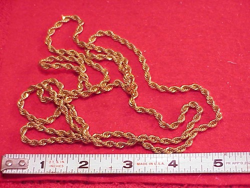 Catena collana corda lunga oro - lunga,