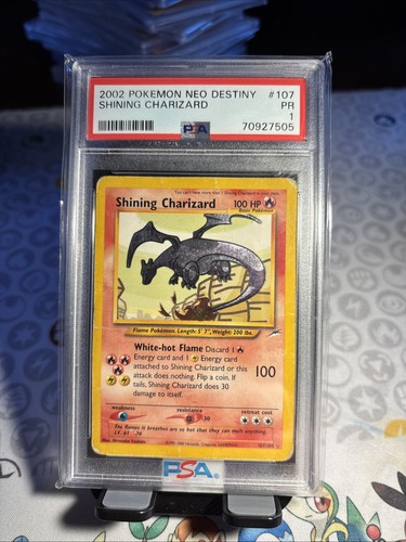 Pokemon shining charizard neo - shining,