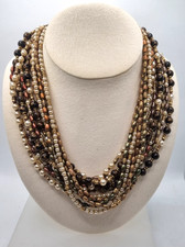 COLLANA  VINTAGE MULTIFILO