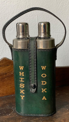 Fiaschetta doppia per whisky - fiaschetta,