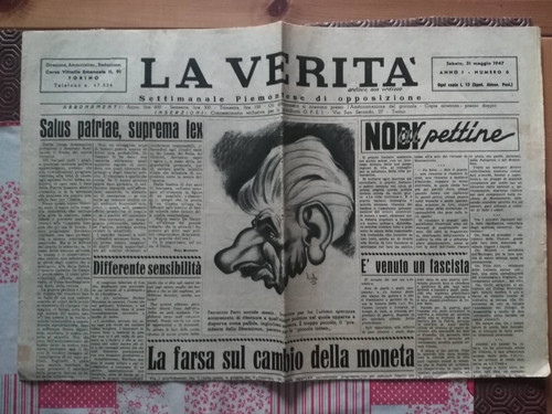 Giornale verita maggio - la, verita'