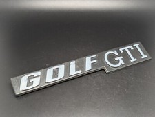 VOLKSWAGEN VW GOLF GTI LOGO SIGLA EMBLEMA FREGIO STEMMA SCRITTA BADGE TARGA NOME