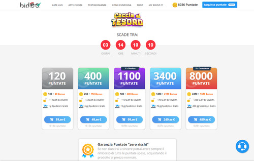 Account bidoo aste online - bidoo,