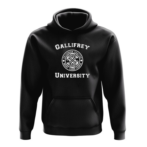 Felpa con cappuccio gallifrey - con,