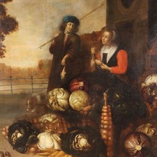 Quadro Antico Hercules Sanders