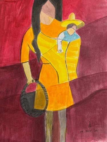 Mamma che bambino e un - un,