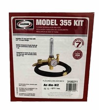 HARRIS 3100211 Flowmeter Reg,Cylinder,Ar, CO2,CGA580.