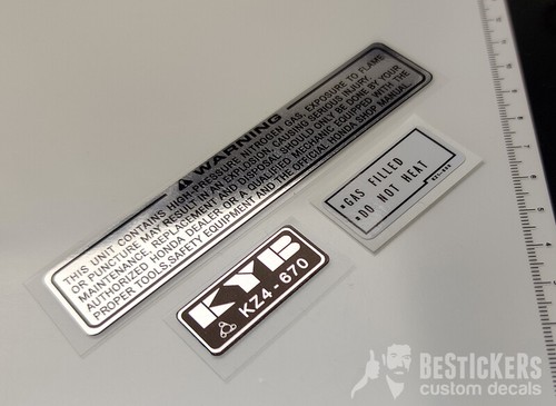 Stickers labels restauro mono