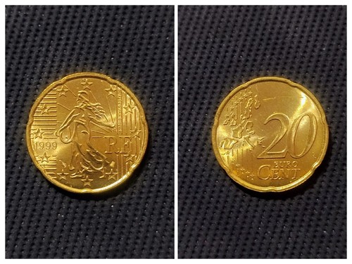 Moneta corso euro centesimi - euro, 20