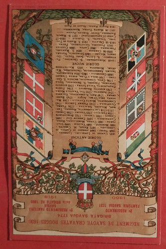 Cartolina reggimento - cartolina, 2°