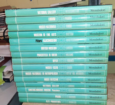 MUSEI DEL MONDO MONDADORI 1968 CON FOTO A COLORI - 15 VOLUMI