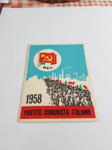 Tessera partito comunista - tessera,