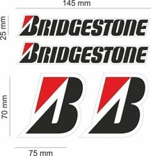 KIT 4 ADESIVI BRIDGESTONE
