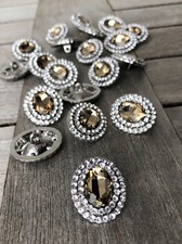 3 pezzi bottoni ovali in