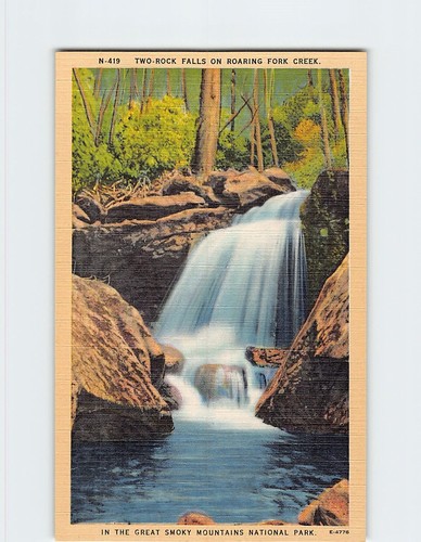 Cartolina two rock falls - rock, on