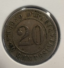 ITALIA REGNO 20 CENTESIMI 1894