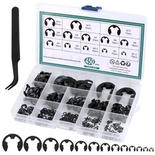 450 Pz Anelli di Sicurezza Esterna E clips Anelli Elastici Scatto Esterna E clip