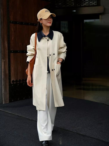Trench donna beige - trench, con