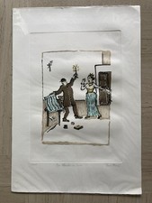 Orfeo Tamburi - Serigrafia originale cm 50x35 Firma Titolo numerazione a matita