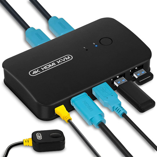 Hdmi kvm switch con - con, 3