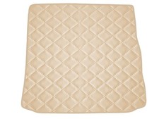 Beige EcoPelle Trapuntata Tappeto bagagliaio per Renault Grand Scenic 5per 2009-