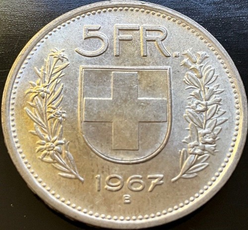 Monete franchi 1967 svizzera - monete,