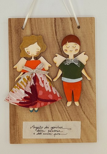 Quadro angelo dei genitori - angelo,