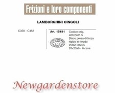 Disco centrale 6 cave trattore