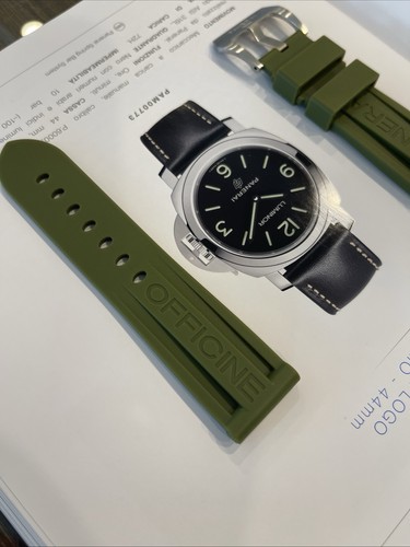 Cinturino gomma per panerai - gomma,