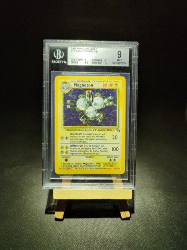 Pokémon card bgs 9 magneton - pokémon,