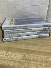 4 Blockbuster Video Rental DVD Cases w/Van Helsing Open Range 5th Element…