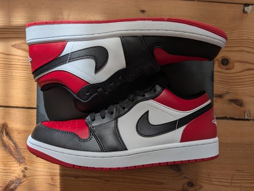 Nike air jordan low - 1, bred