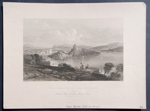 Stampa antica acciaio - stampa, 1842
