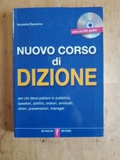 RAMORINO - NUOVO CORSO DI DIZIONE - LIBRO + CD De Vecchi 2005