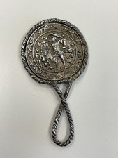 Specchio Antico Da Borsetta In