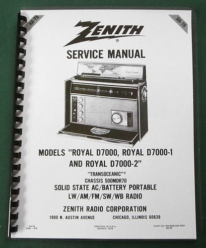 Zenith trans oceanic royal - zenith, trans-oceanic