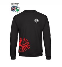 Felpa girocollo alfa romeo - felpa,