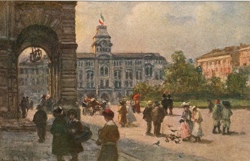 Italia cartolina trieste - italia,