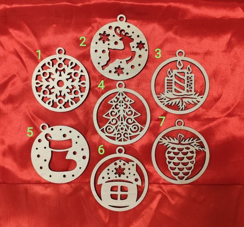 Palline natale legno - palline, natale🎄in