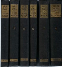 "Opera omnia" di B. Mussolini 34 volumi