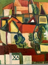 Pittura Astratta Olio Su