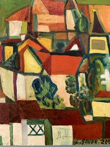 Pittura astratta olio - pittura, su