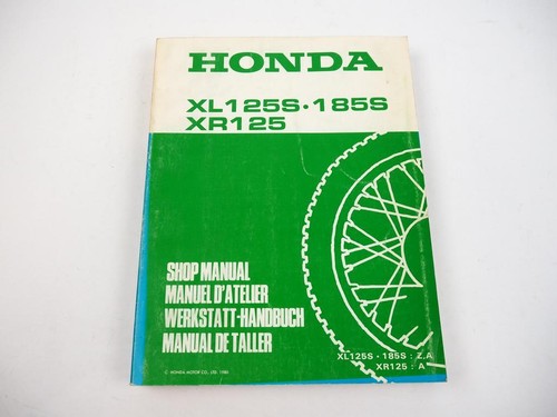 Honda xl125s 185s xr125 - honda,