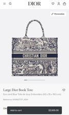 Christian Dior grande borsa a